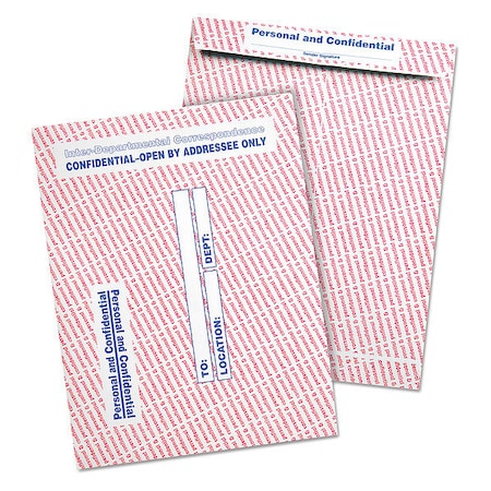 Quality Park Interoffice Envelope, Gray, Paper, PK100 QUA63778