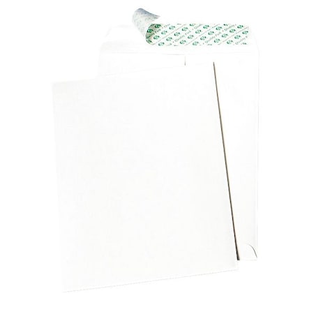 Quality Park No-Tear Envelope, White, Poly, PK100 QUA77397