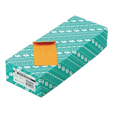 Quality Park Coin Envelopes, 2-7/8" H, 5-1/4" W, PK500 QUA50462