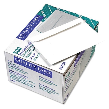 Quality Park Catalog Envelope, White, Paper, PK500 QUA37181
