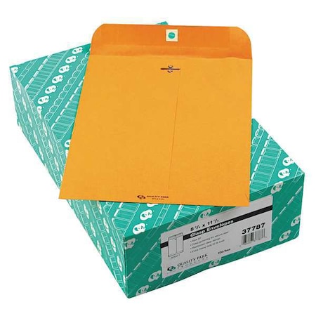 Quality Park Catalog Envelope, Light Brown, Kraft, PK100 QUA37787