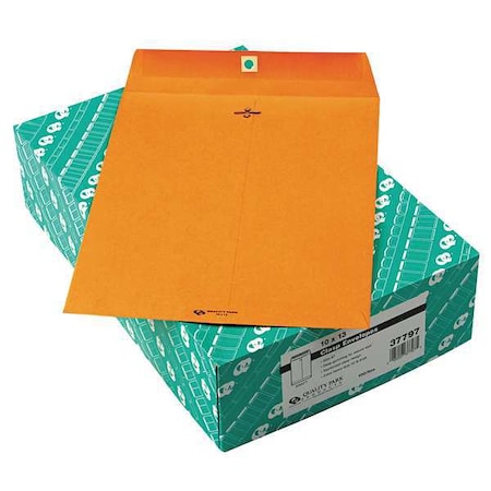 Quality Park Catalog Envelope, Brown, Kraft, PK100 QUA37797