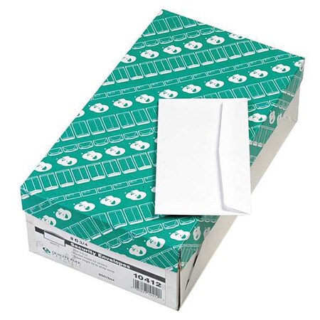 Quality Park Business Envelope, White, Paper, PK500 QUA10412