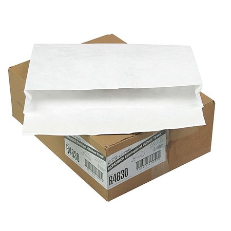 Quality Park Expandable Envelope, White, PK100 QUAR4630