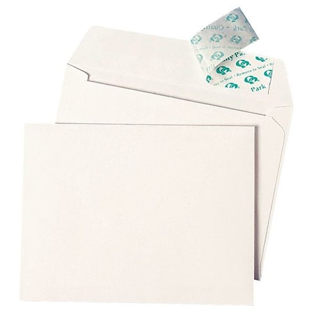 Quality Park Invitation Envelope, White, Paper, PK50 QUA10742