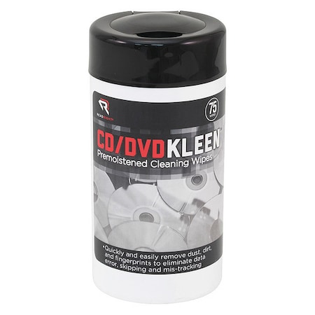 Read Right 75 Wipes, 6.313 x 4.875 in, Unscented REARR1420