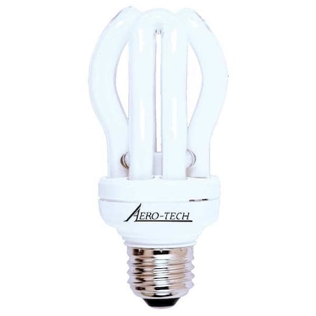 Aero-Tech AERO-TECH 11W, Spiral Screw-In Fluorescent Light Bulb AE4B-11W