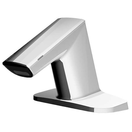 Sloan Sensor Single Hole Mount, 1 Hole Angled Straight Bathroom Faucet, Polished chrome EFX650.010.0000