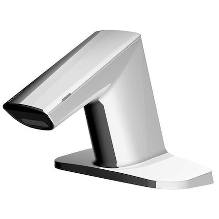 Sloan Sensor Single Hole Mount, 1 Hole Angled Straight Bathroom Faucet, Polished chrome EFX650.012.0000