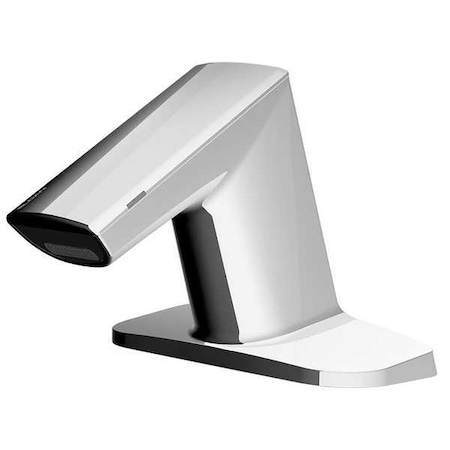 Sloan Sensor Single Hole Mount, 1 Hole Angled Straight Bathroom Faucet, Polished chrome EFX650.110.0000