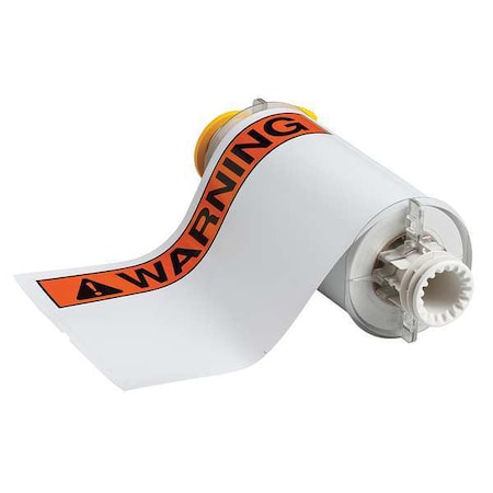 Brady Label, Orange/Black/White, Labels/Roll: 60 130759