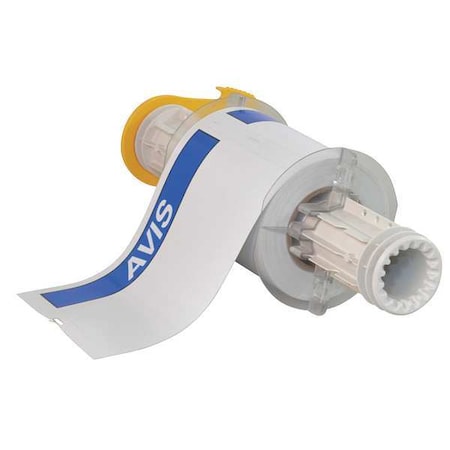 Brady Label, White/Blue, Labels/Roll: 95 130797