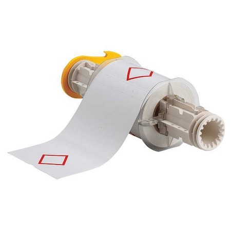 Brady Label, Red/Yellow/Blue/White, Labels/Roll: 90 130766