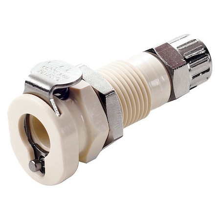 Colder 1/4" Tube Panel Mount Inline Coupling PMCD120412