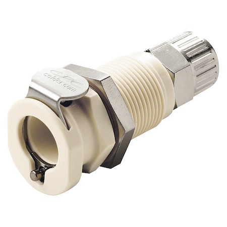 Colder 3/8" Tube Panel Mount Inline Coupling PLCD1200612