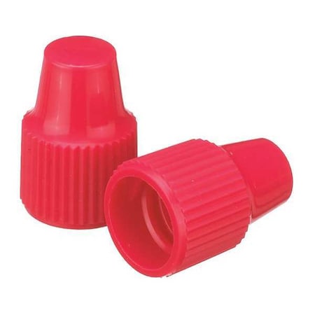 Wheaton Dropper Tip Cap, DropperPP, Red, PK1000 W242502-A