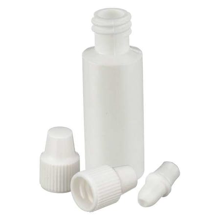 Wheaton Dropper Bottle, 3mL, White, Round, PK144 211620