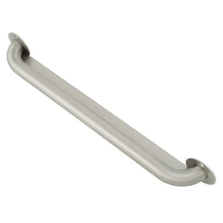 Bradley Front Mounted Security Grab Bar, 21-1/8" L, Stainless Steel, Satin SA70-001180