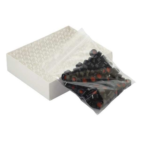 Wheaton Autosampler Vial, Black Cap, PK100 W225326-0801