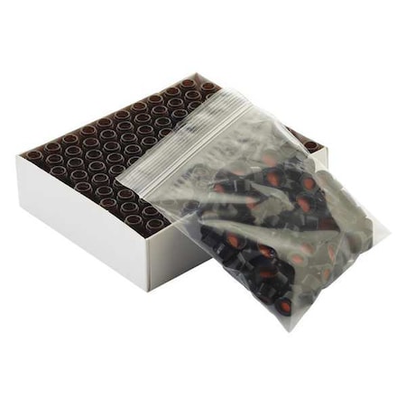 Wheaton Autosampler Vial, Black Cap, PK100 W225328-0401