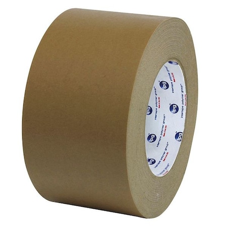 Intertape Packaging Tape, 48 mm W x 54 4/5 m L, 7.2 mil Thick, Kraft, Synthetic Rubber Resin Adhesive, 24 PK 71676G