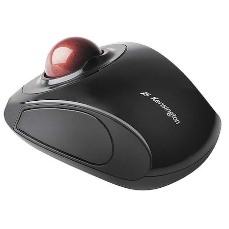 Kensington Trackball Mouse, Wireless, Black K72352US