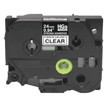 Brother Label/RibbonCartridge, Clear, 15/16inW, PK5 HGeS1515PK