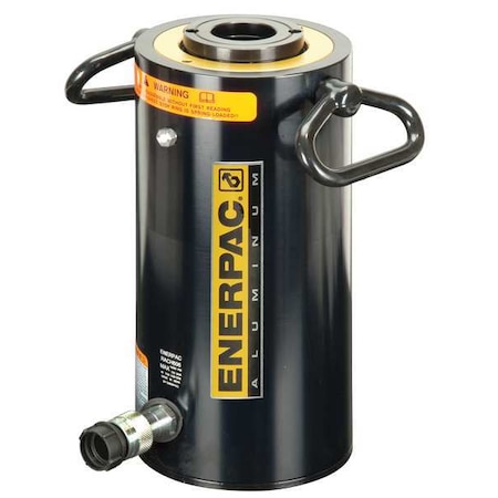 ENERPAC RACH302, 39.6 ton Capacity, 1.97 in Stroke, Aluminum Hollow Plunger Hydraulic Cylinder RACH302