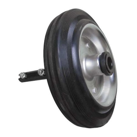 Dayton Wheel, Black/Silver, 7 in Dia, PK2 VE1YNW7WG