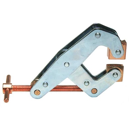 Kant-Twist T-Clamp, 9 In, 5-1/4 Throat, 2500 lb, Zinc K090T | Zoro