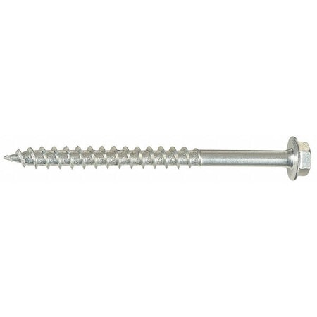 Spax Hex Head Lag Screw, 1/4", Low carbon steel, zinc plated 50 PK 4571010700755