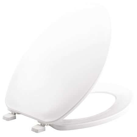 Bemis Toilet Seat With Cover, Top-Tite, Elongated, White GR170 000