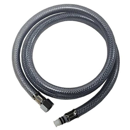 Danco Side Spray Hose, 1/4 In, Clear 9D00010341