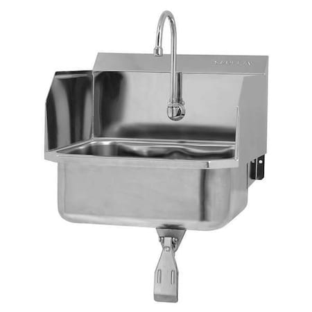 Sani-Lav Hand Sink, With Faucet, 19 In. L, 18 In. W 5071