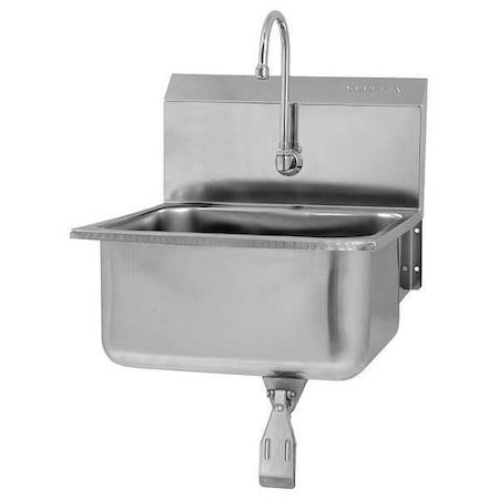 Sani-Lav Hand Sink, With Faucet, 21 In. L, 20 In. W 5251