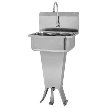 Sani-Lav Hand Sink, With Faucet, 19 In. L, 18 In. W 5011
