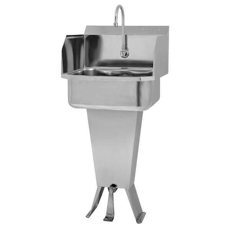 Sani-Lav Hand Sink, With Faucet, 19 In. L, 18 In. W 5031
