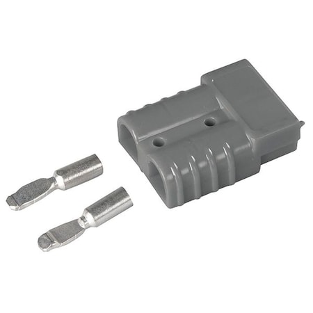 Westward Light Duty Plug, Brass/Silver, 12 to 10 ga 23PC31