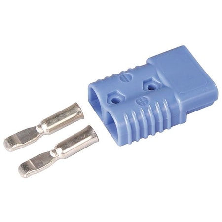 Westward Medium Duty Plug, Brass/Silver, 2 Gauge 23PC37