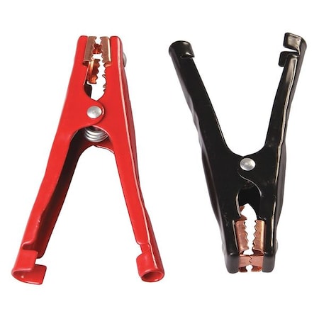 Westward Med Duty Booster Cable Clamp, 400A, Rd/Blk 23PC38