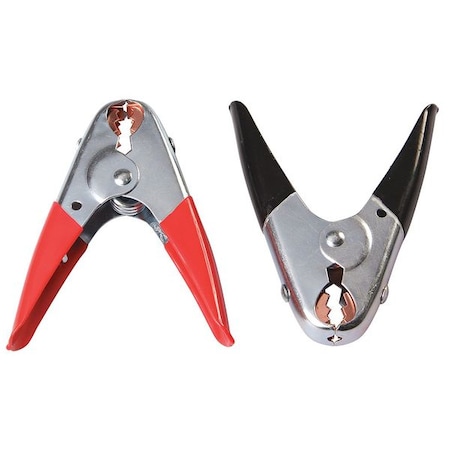 Westward Med Duty Boost Cable Clamp, 500A, Rd/Blk 23PC39