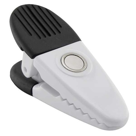 Master Magnetics Magnetic Plastic Clips, White, PK2 7523