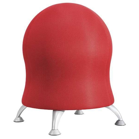 Safco Ball Chair Ball Chair, No Arms, 23" Height, Mesh, Crimson 4750CI