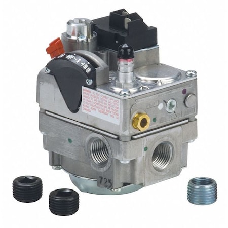 Robertshaw Gas Valve, Lp Conversion Kit Included, 24V AC, 175 Degrees F 720-474
