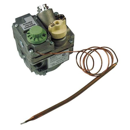 Robertshaw Gas Valve, Reducer Bushings, 1/4 in, Mechanical Thermostat Included 700-204