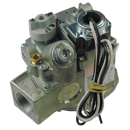 Robertshaw Gas Valve, Straight-Thru, Natural Gas, 1/4 in 700-456