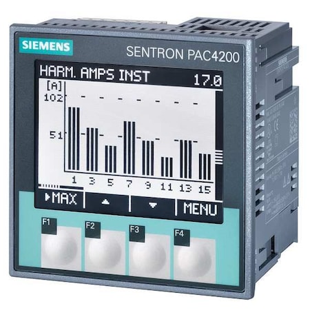 Siemens Power Meter, LCD, 120/240VAC 7KM42120BA003AA0