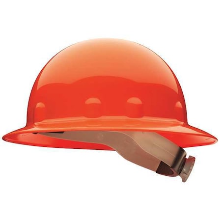 Fibre-Metal By Honeywell Hard Hat, Super Eight E1, Thermoplastic, 8 Point Ratchet, Type 1, Class E, Orange E1RW03A000