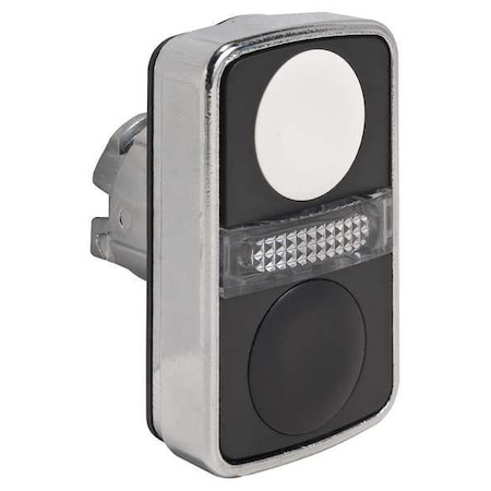 Schneider Electric Push Button Operator, Flush, Momentary / Momentary Action, Not Applicable Release, Illuminated ZB4BW7A1720