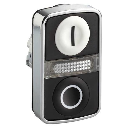Schneider Electric Illuminated Multi-Head Operator, 22 mm, Rectangular ZB4BW7A1721